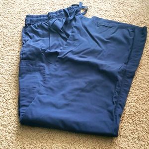 Dickies Mens Scrub Pants XL Navy Blue Medical Uniform Workwear